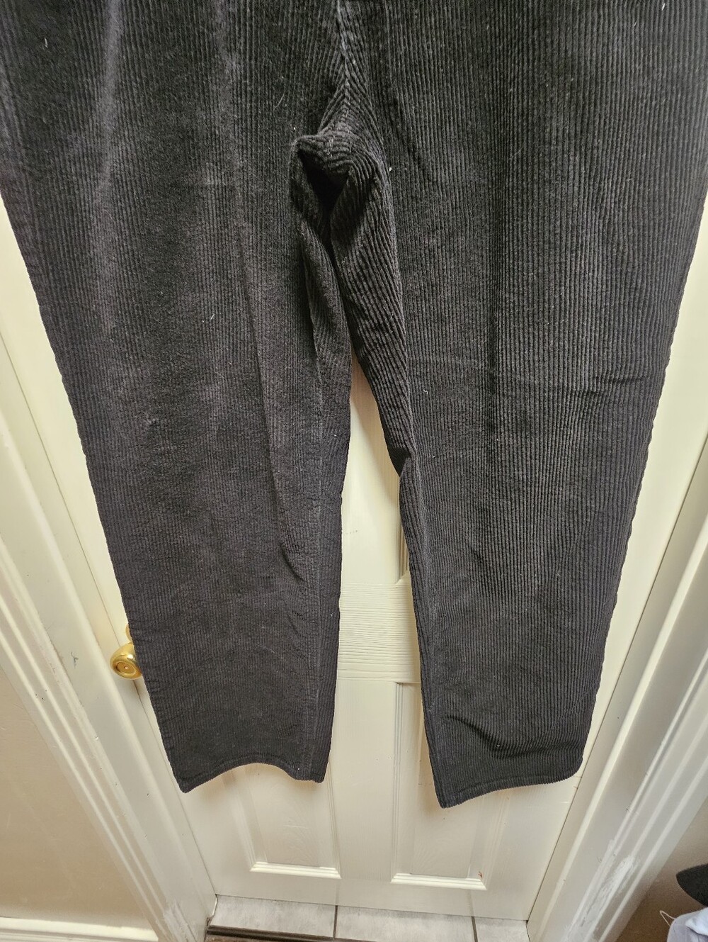 Empyre Corduroy Pants Men's Size 33 Black Loose Fit Vintage Skate Style - Picture 8 of 9